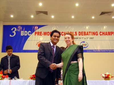 Rashedul Hasan Stalin , Chair, Bangladesh Debating Council 